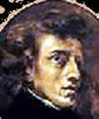 Retrato del compositor polaco Chopin.