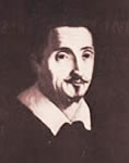 Retrato del compositor italiano Girolamo Frescobaldi.