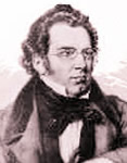 Retrato del compositor Franz Schubert.