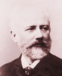 Retrato del gran compositor Tchaikovsky.